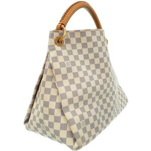 Louis Vuitton Semi Artsy White Bag Shoulder Azur Damier